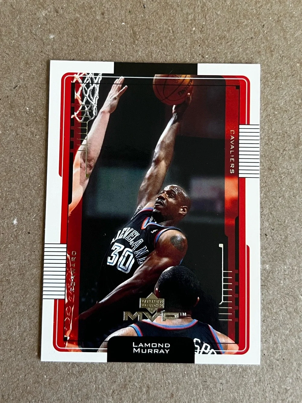 2001-02 Upper Deck MVP - Lamond Murray #27 Cleveland Cavaliers Basketball Card